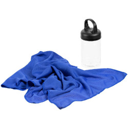 Охлаждающее полотенце Frio Mio в бутылке, синее